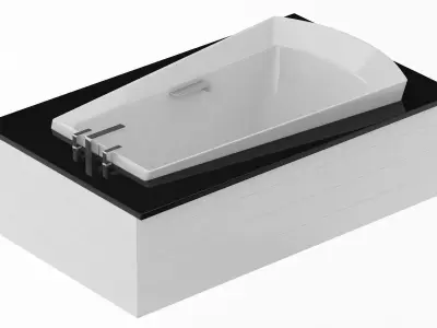 ABY964N Soiree Soaker Bathtub 3D model