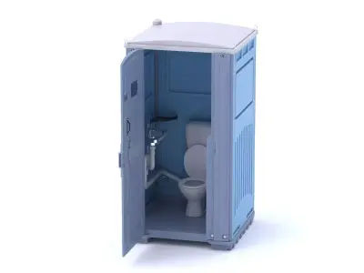 Portable Toilet  3D model