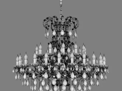 775373 Champa Osgona Chandelier 3D model