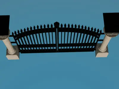 Classic Gate Door 3D print model