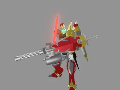 The Mecha Attacker 8 3D model