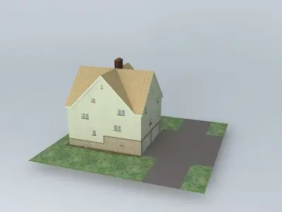 Big Old House Free 3D model