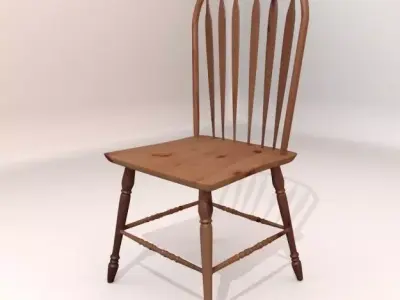 3D Model Windsor Side Chair 3D model