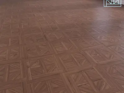 Parquet - Laminate - Wooden floor Low-poly 3D model 36