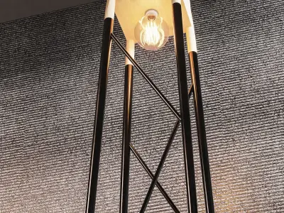 Torchere floor lamp 3D model