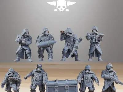 GrimGuard Heavy Artillery  3D print model