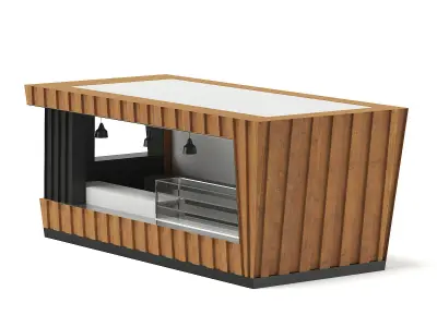 Mall Stall 3D Model 3D model