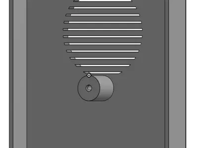 Iconic Friends Monicas door intercom 3D print model