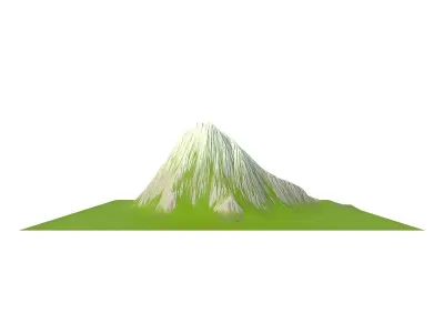 Mountain Low-poly 3D model