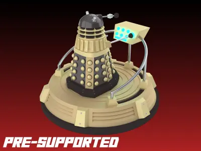 05 D-A-L-E-K Hoverbout - 32MM Miniature - 3D print model