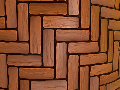 Snow Wood Floor Stylized 1 Ground Seamless PBR Texture Texture