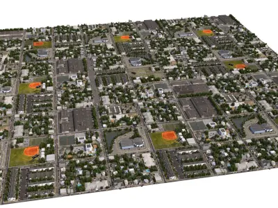 City ctreet 3D model