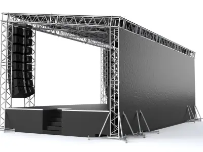 Concert Stage 07 3D model