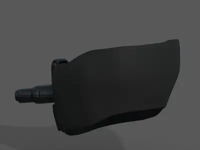 Gas mask respirator scifi futuristic  Low-poly 3D model