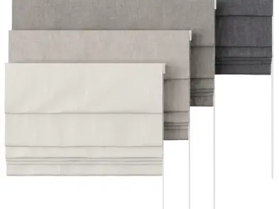 Roman Curtains 140 Kvadrat Even 3D model