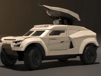  Cockerill I-X Ground Interceptor Car Rigged 