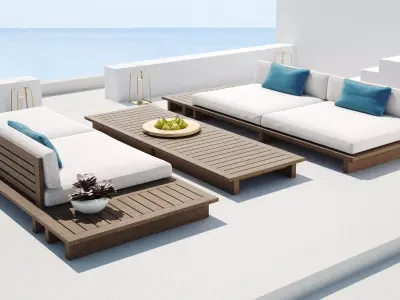 Outdoor Set 36 3D model