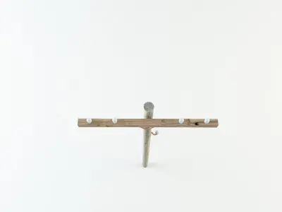 Electricity poles 3D model