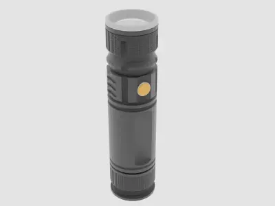 Flashlight 3D model 7