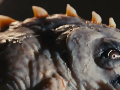 Lizard Demon Blender 3D model