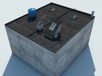 NYC Building Low-poly 3D model order