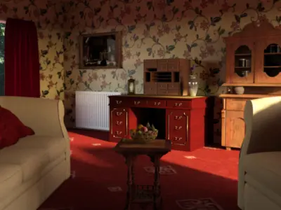 Mostly furnished house 3D model