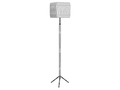 Lamp Stand Low-poly 3D model