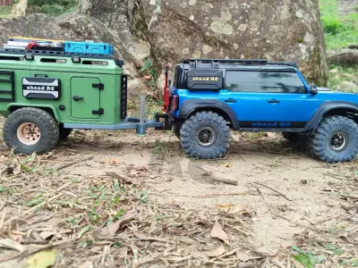 1-10 Offroad Expedition Trailer 3D print model