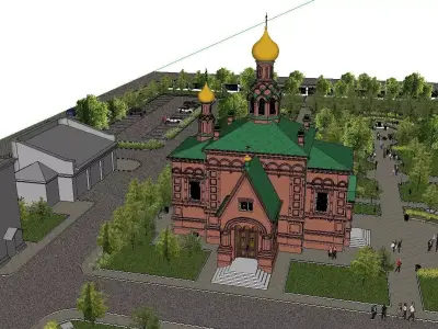 Architecture-Religion-God-Culture-Temple -0239 3D model