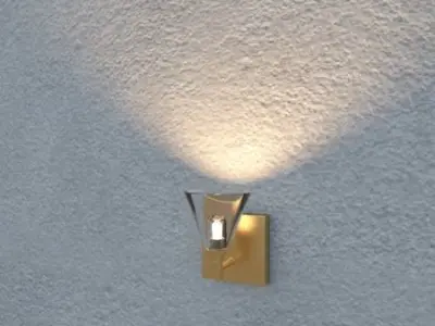 wall Light 3D model 2