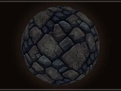 Dungeon Floor and Stone Road -20 TEXTURES -Handpainted PACK 3-- Texture