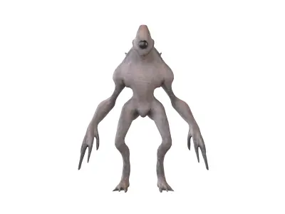 Aliens Monster v3 003 Low-poly 3D model