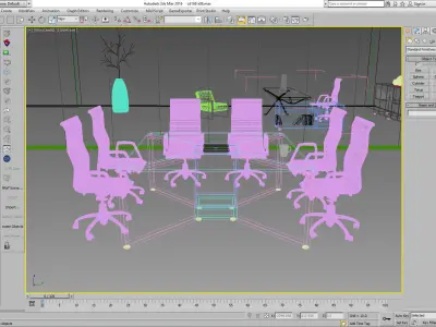 meeting room cd166 a06 3D model