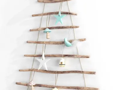 Adairs Hanging Branch Christmas Tree 3D model