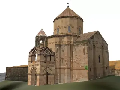 Architecture-Religion-God-Culture-Temple-033 church 3D model
