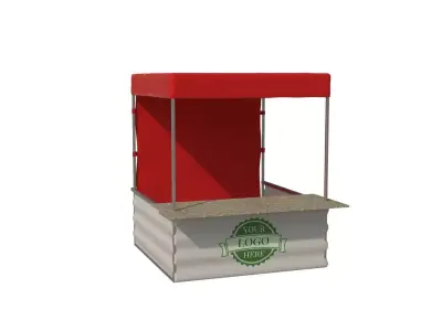 Marketing tent - box 2x2m 3D model