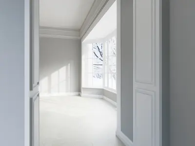 Empty interior 3D model