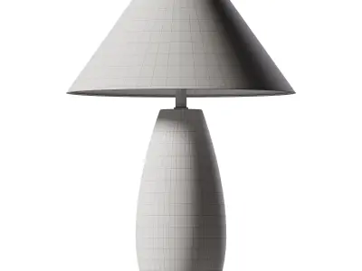 Scatchard Ceramic Table Lamp 3D model