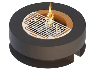 Outdoor Fireplace Tupa mororor 3D model