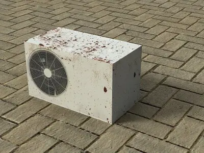 Modern City Low-poly 3D model