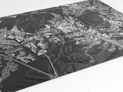 Cityscape Williamsburg USA  3D model