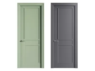 Modern entrance door 54 3D model