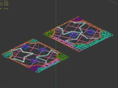 Disney main city - ground 31 3D model