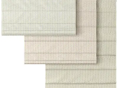 Roman Curtains 73 Tate 3D model