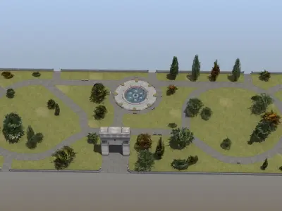 City Park 3D model purchase