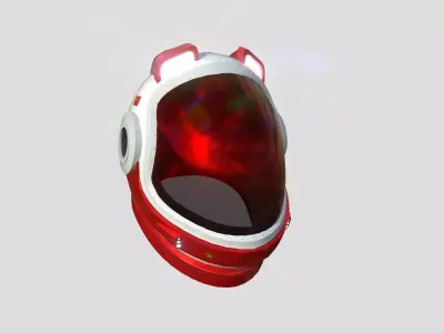 Astronaut Helmet B09 China - Character Design Fashion Low-poly 3D model