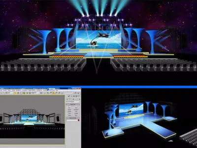 Carnival stage 14 3D model