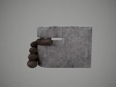 bunker  Low-poly 3D model