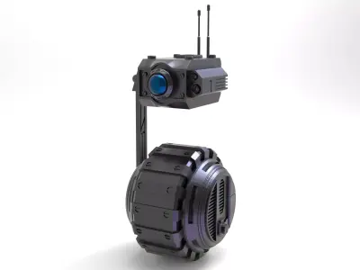 Sci-Fi Robot Head STL  Mechanical Toy Figure for 3D Printing 3D print model