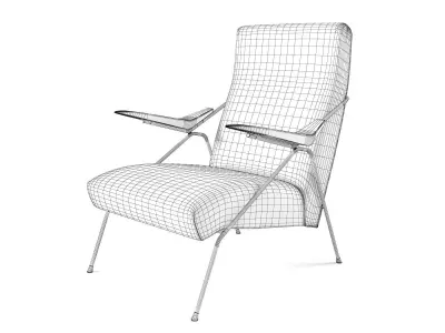 Monika Lounge Chair 3D model